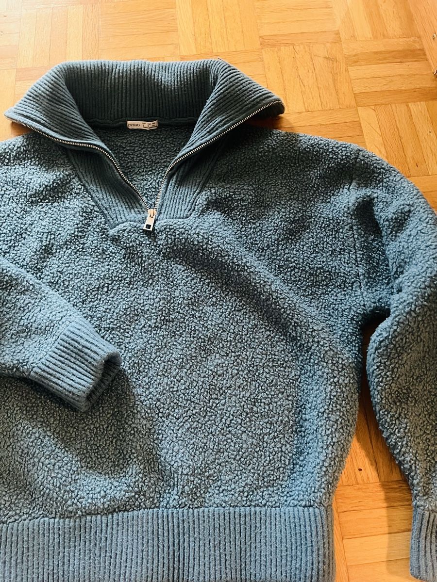 Oysho Maglioni & Felpe: Winterpullover / Strickpullover mit Reissverschluss, blau (M – Usato da Baden venduto da Sandra148 1