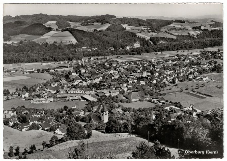 Cartoline postali: Oberburg, um 1945-50 – Usato da Frauenfeld venduto da POML