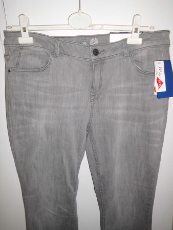 Jeans gris skinny T. 44