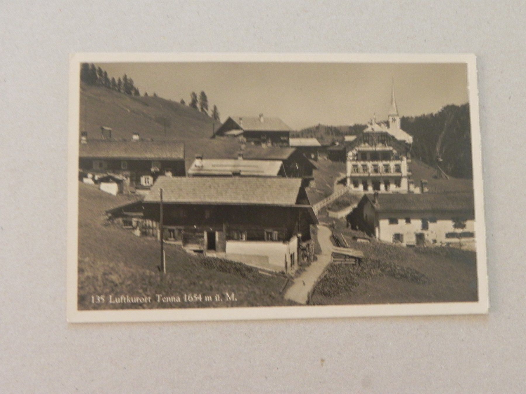 Cartoline postali: Ansichtskarte Tenna GR Graubünden 1931 – Usato da Siebnen venduto da krimsie