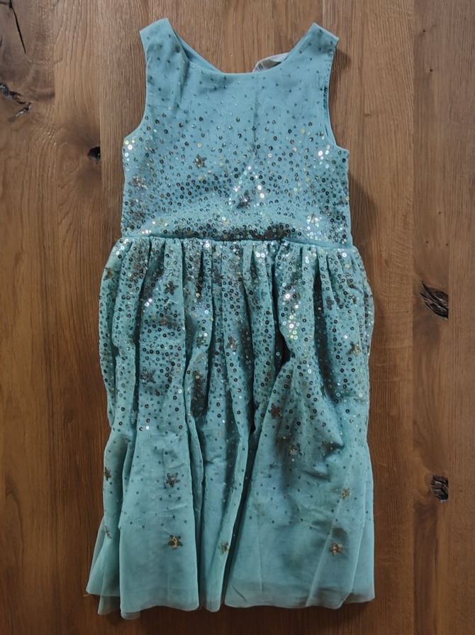 H&M Vestiti & Gonne: Paillettenkleid H&M Gr. 134 – Usato da Lostorf venduto da prikyb