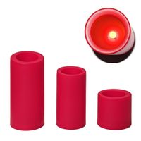Blockkerze LED 3er-Set