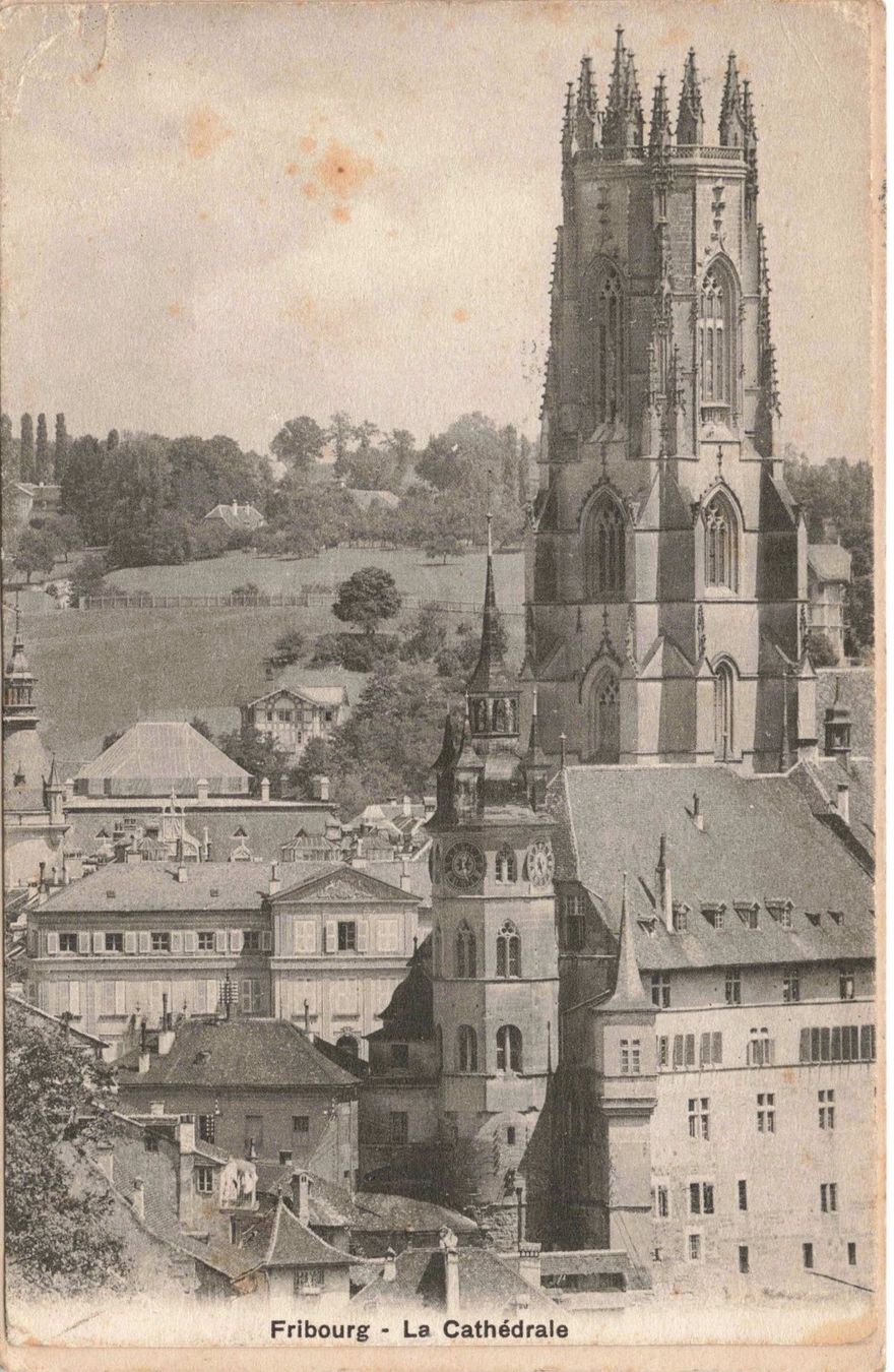 Ansichtskarten: Fribourg – Gebraucht aus Biasca von Blenio71