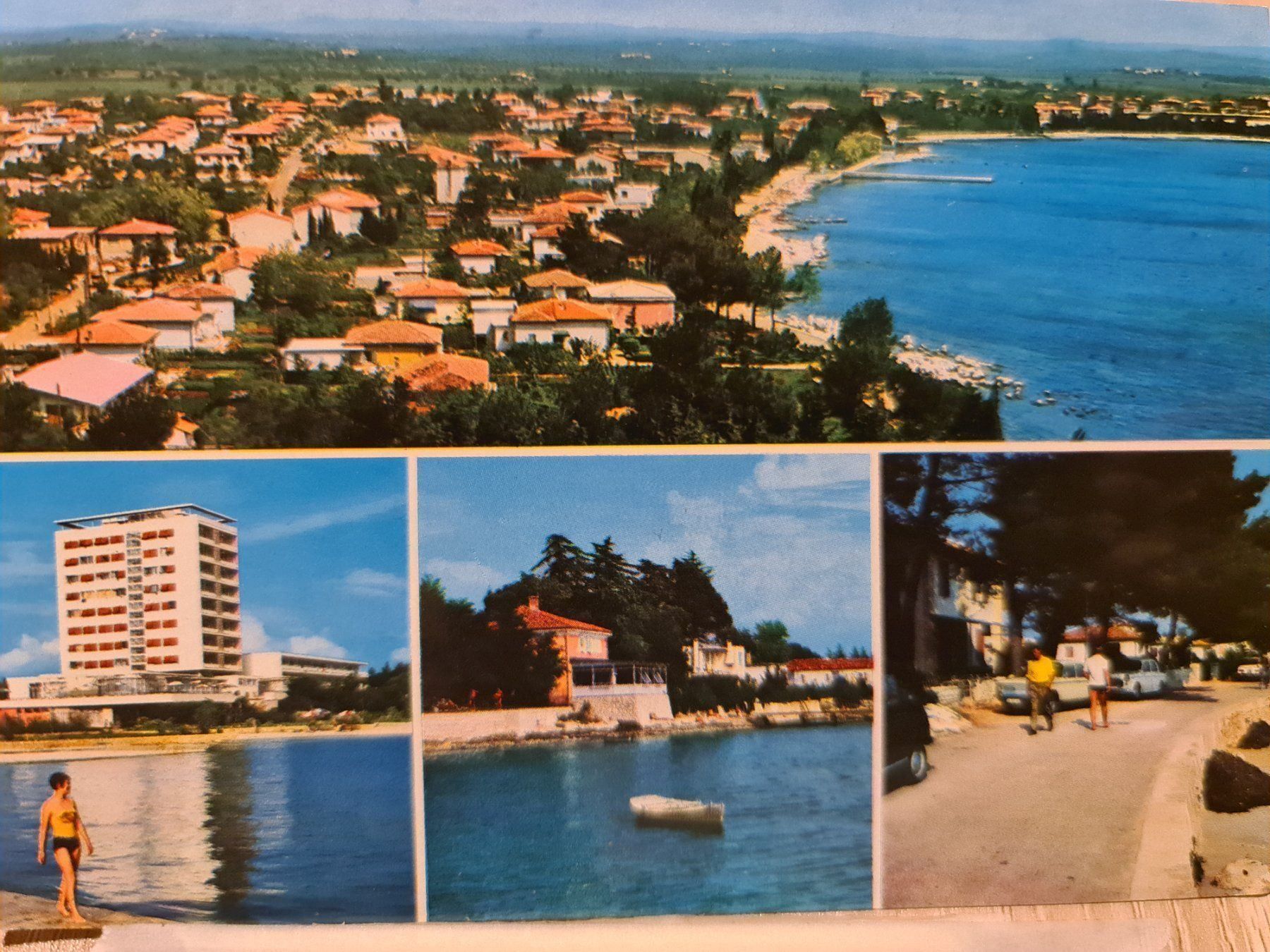 Cartoline postali: Ansichtskarte Umag Jugoslavija 1969 – Usato da Dintikon venduto da Vexi