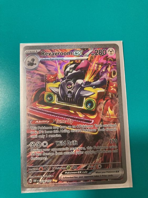 Pokemon Obsidian Flames Revavroom ex 224/197 EN | Kaufen auf Ricardo