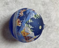 Handbemalte Weihnachtskugel