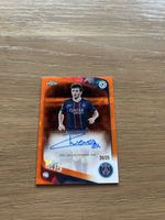 João Neves PSG Topps Chrome Sapphire Orange /25 Autograph