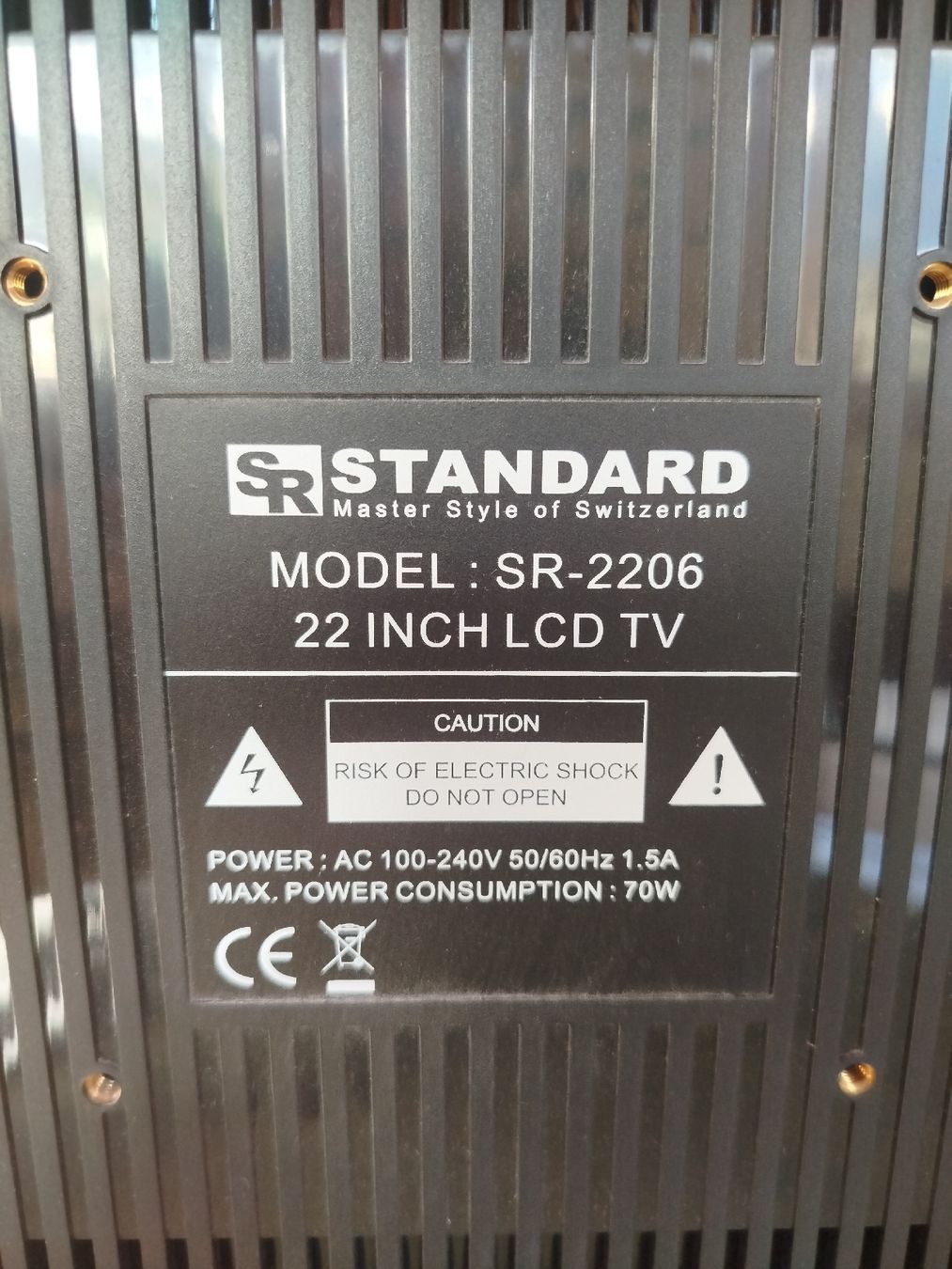 Fernseher: Téléviseur LCD Standard SR-2206 22 pouces avec télécommande – Gebraucht aus Sierre von fre_mg6n 1