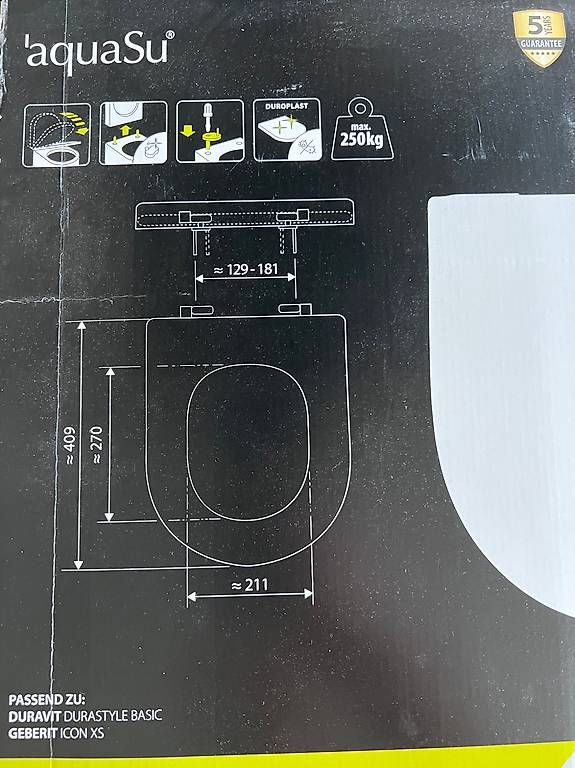 WC: Klodeckel weiss – Neu und originalverpackt aus Rorbas von nma_5hl9 1