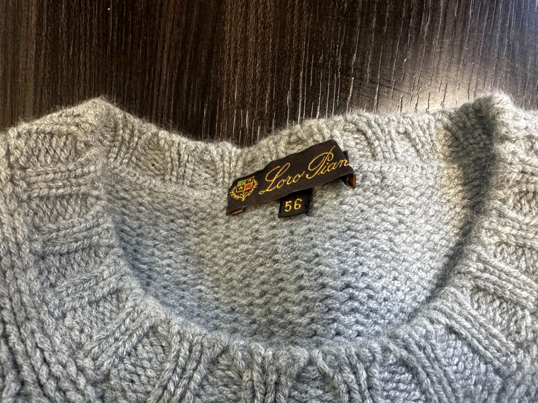 Loro Piana Maglioni & Felpe: Loro Piana Pullover - Cashmere Grey – Usato da Lugano venduto da LudovicoSwiss 2