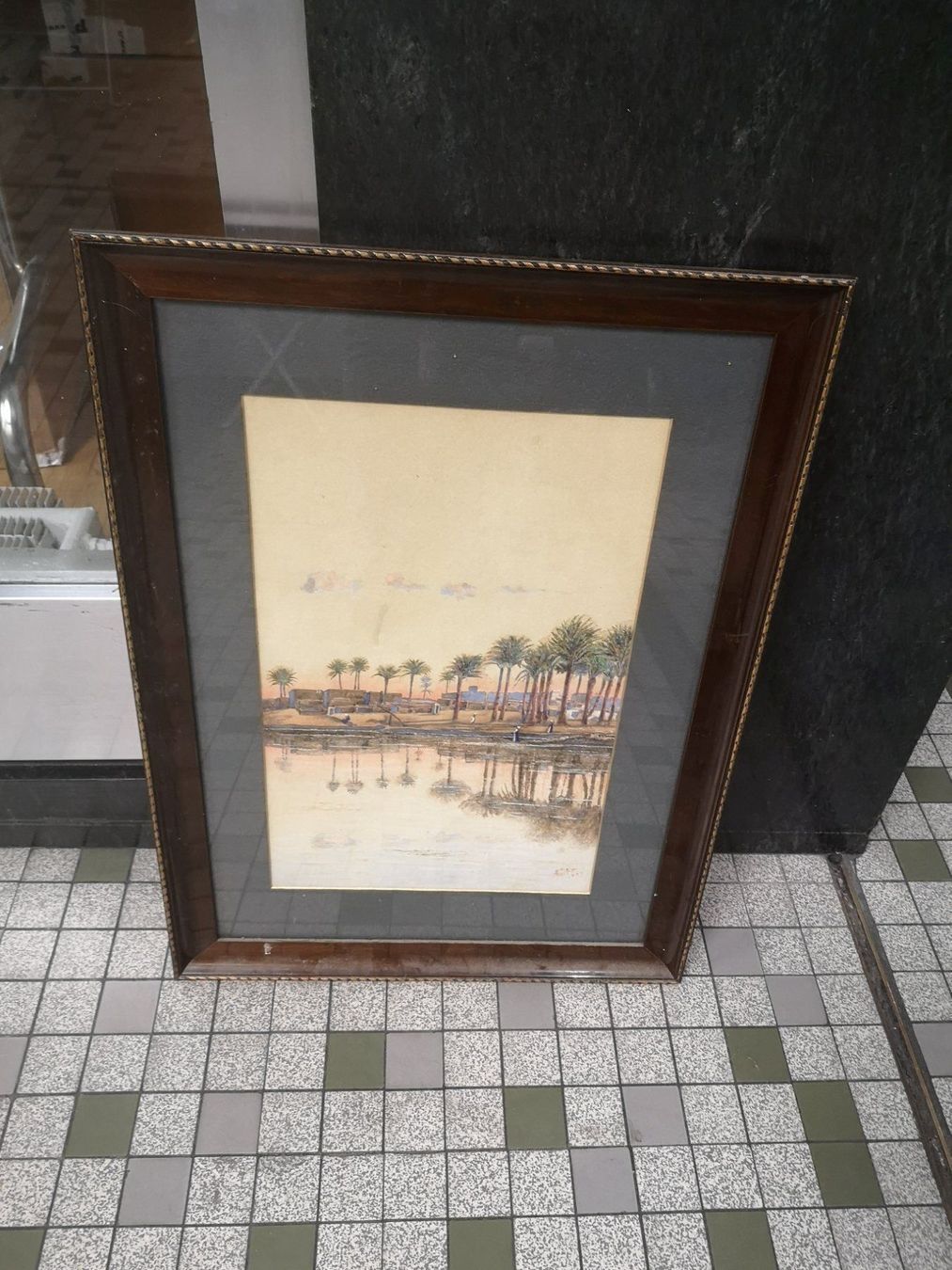 Dipinti: PAYSAGE ORIENTALISTE DATÉ 1899 – Usato da Genève venduto da Qanil77 1