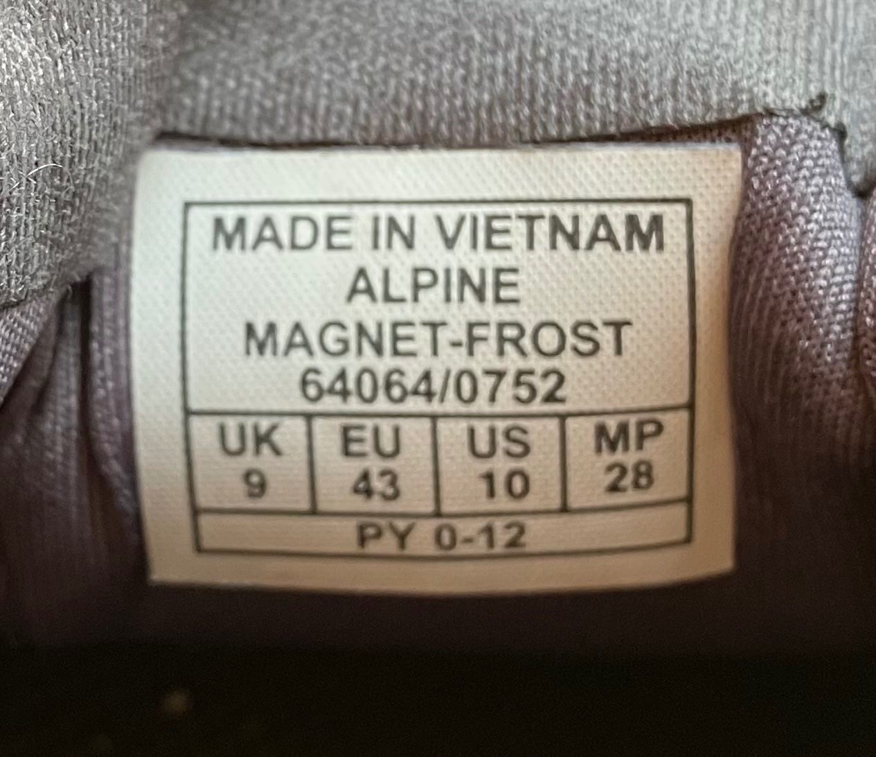 Dynafit Scarpe da uomo: DYNAFIT Alpine (43) Magnet Frost – Usato da Altstätten SG venduto da postmodern7 4