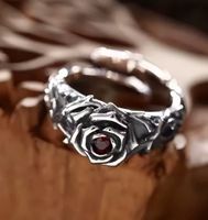 Verstellbarer Ring Rose