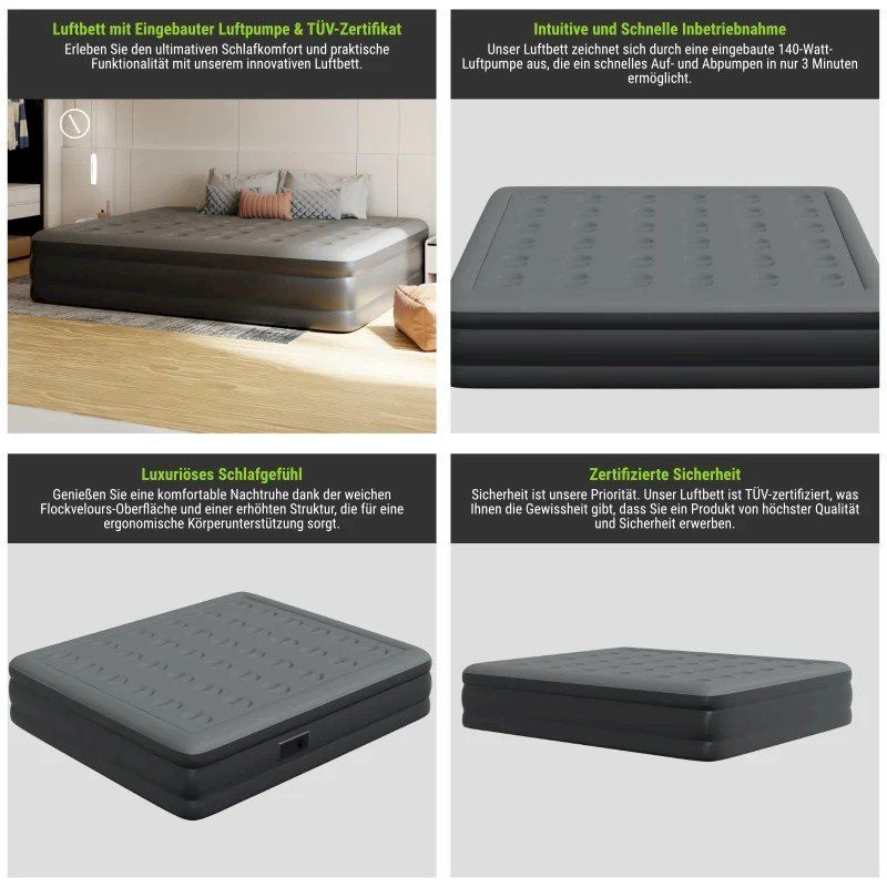 Tappetini fitness: HAGO Premium Luftbett 200x160cm – Nuovo e nell'imballaggio originale da Bottighofen venduto da zaap 4