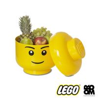 Lego Iconic Storage Head l - BOY "Aufbewahrungs Behälter"