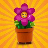 FLOWERPOT GIRL MINIFIGURE 71021 serie 18 " PARTY " new