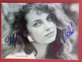 Sabine Nötzel Autogramm signiert Fotopostkarte 10x15cm