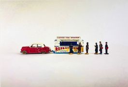 Poster print - refreshments queue