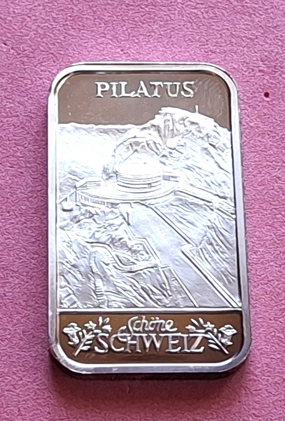 Metalli preziosi: SCHÖNE SCHWEIZ - PILATUS - 1 OZ FEINSILBER – Usato da Boniswil venduto da dpd4coins
