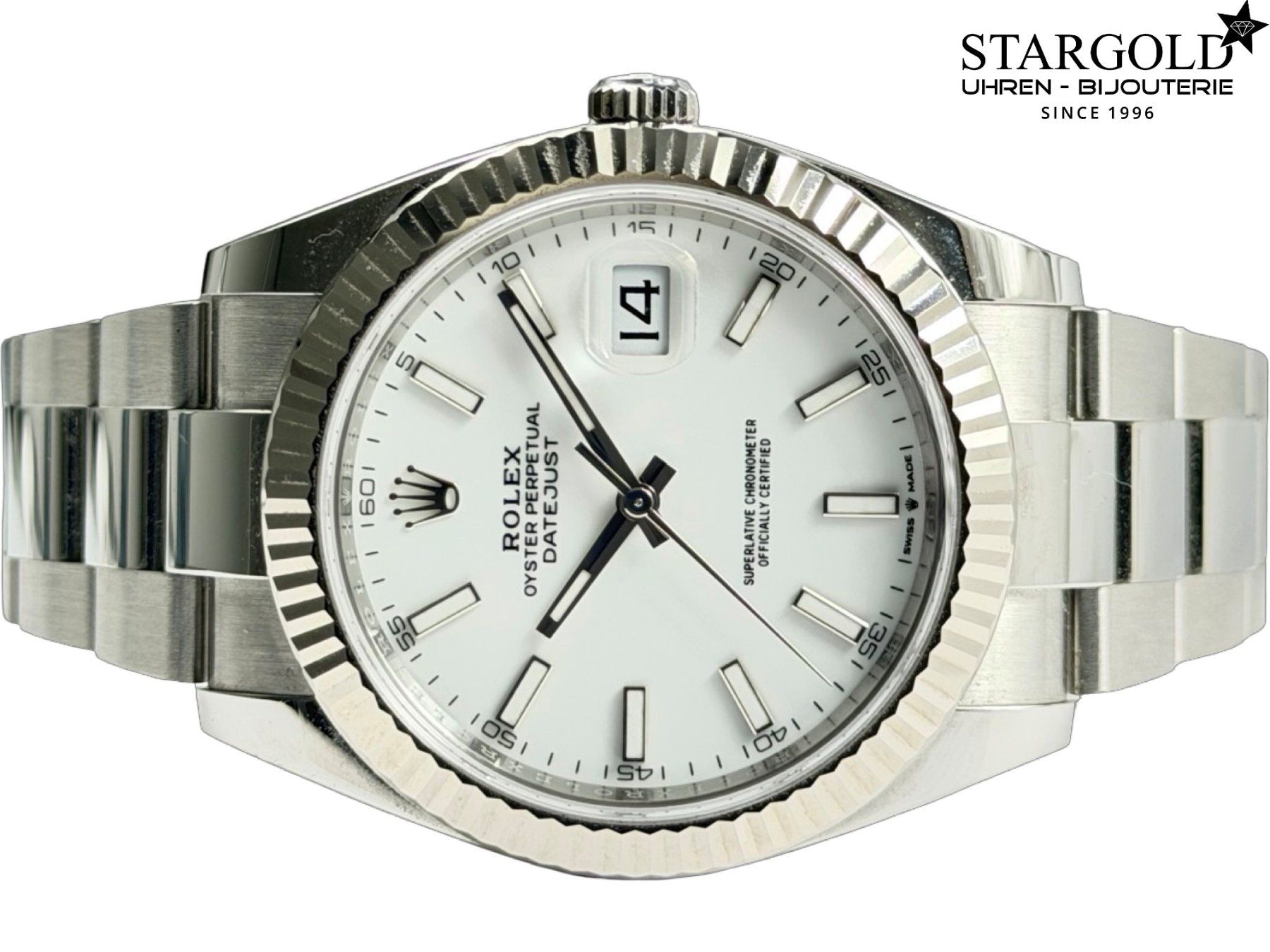 Rolex Uhren: Rolex Datejust 41 weiss - 126334 – Gebraucht aus Zürich von Stargold-Uhren 3