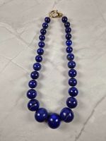 Collier en lapis-lazuli naturel