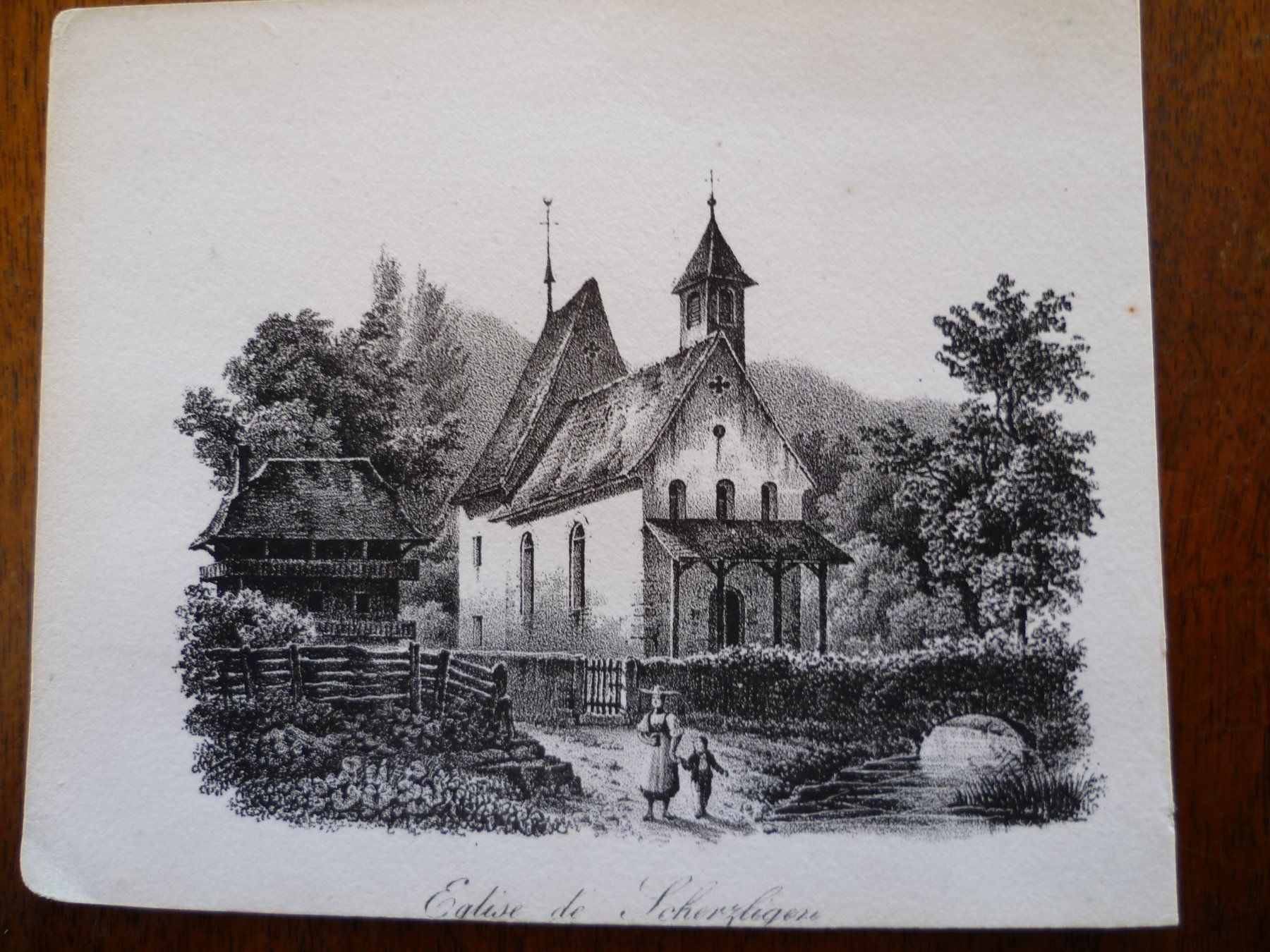 Incisioni: EGLISE DE SCHERZLINGEN / THOUNE – Nuovo (secondo la descrizione) da Bevaix venduto da bohrap