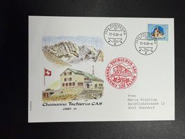Chamanna Tschierva CAS 2000 Sonderbrief