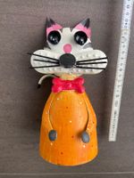 Upcycling Katzenfigur aus Metall