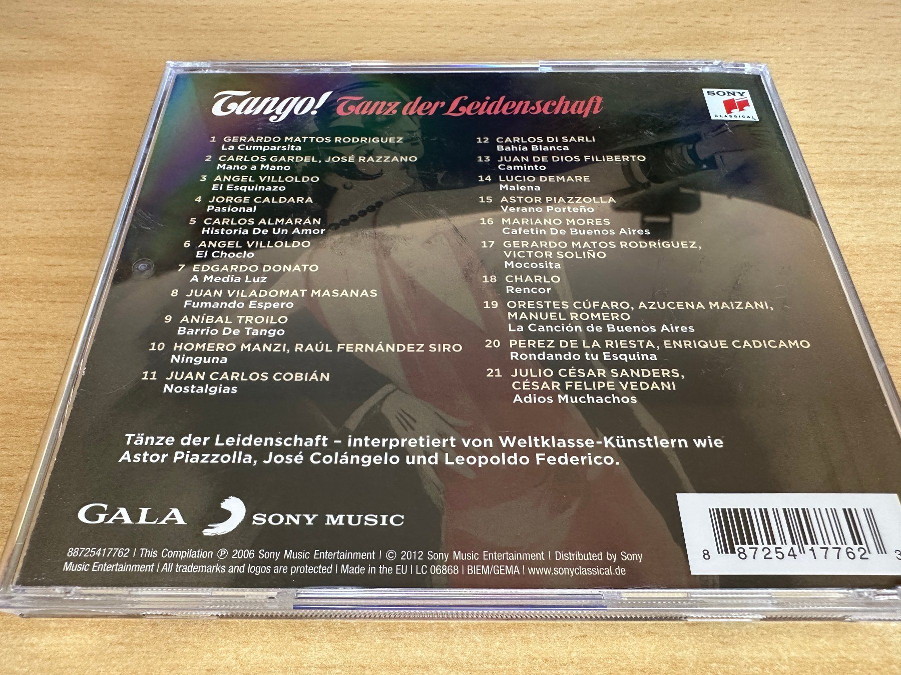 CD: Tango - Tanz Der Leidenschaft – Usato da Rikon im Tösstal venduto da Alpenmutz 1