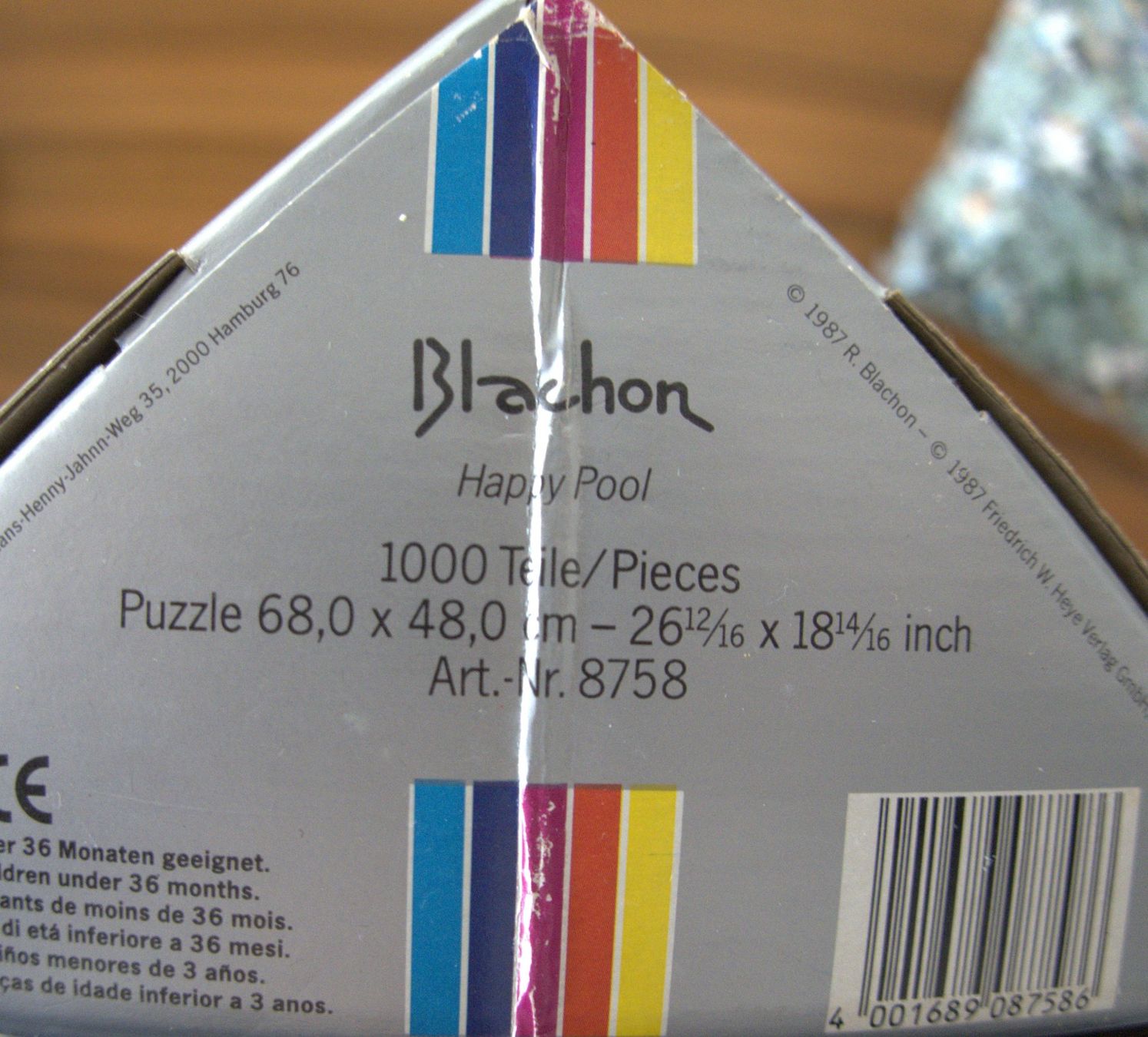 Heye Puzzle: Puzzle Blachon Happy Pool 1000 Teile - HEYE – Usato da Rheinfelden venduto da bigi0956 3