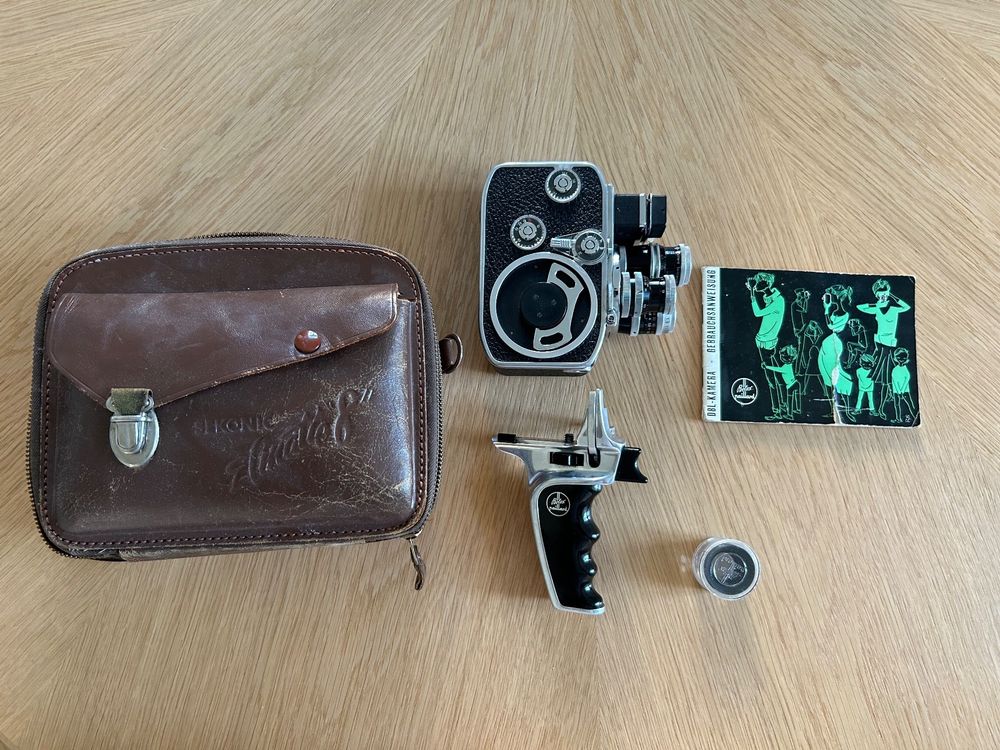 Poignée De Caméra Bolex Paillard 8mm – Poignée Vintage Pour Pièces Détachées