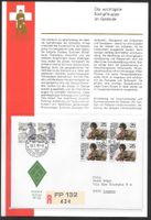 R-Sonderbrief Feldpost Infanterie Schütze FP 132 24.1.1990