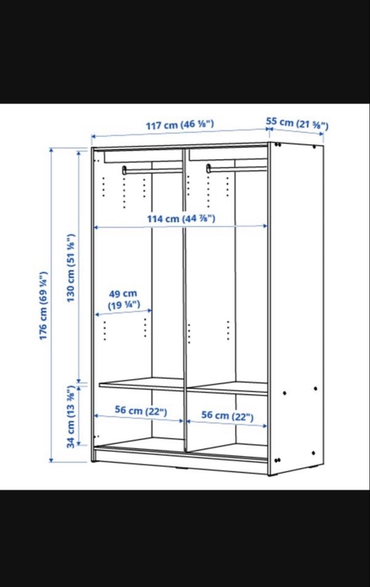 Ikea Guardaroba: Kleppstad Wardrobe IKEA – Usato da Zürich venduto da lacdl5 1