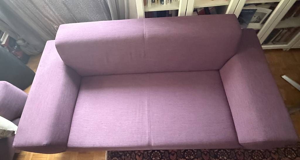 Divani: Modernes Sofa in Violett - Micasa – Usato da Mels venduto da twicebutnice 1