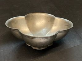Elégante Vintage Schüssel Schale aus Zinn