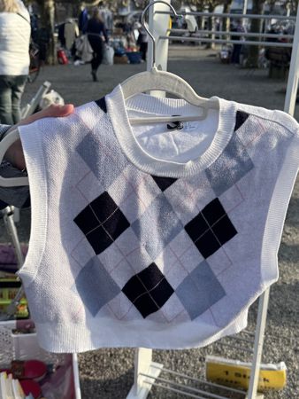 Pullunder von H&M mit Argyle-Muster, Grösse S, Top Zustand