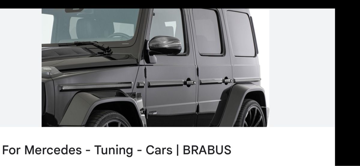 Mercedes-Benz Autos: Brabus – Neu und originalverpackt aus Schaffhausen von JohnT02