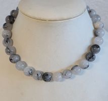 Kette mit schwarznadligem Rutil Magnetverschluss neu