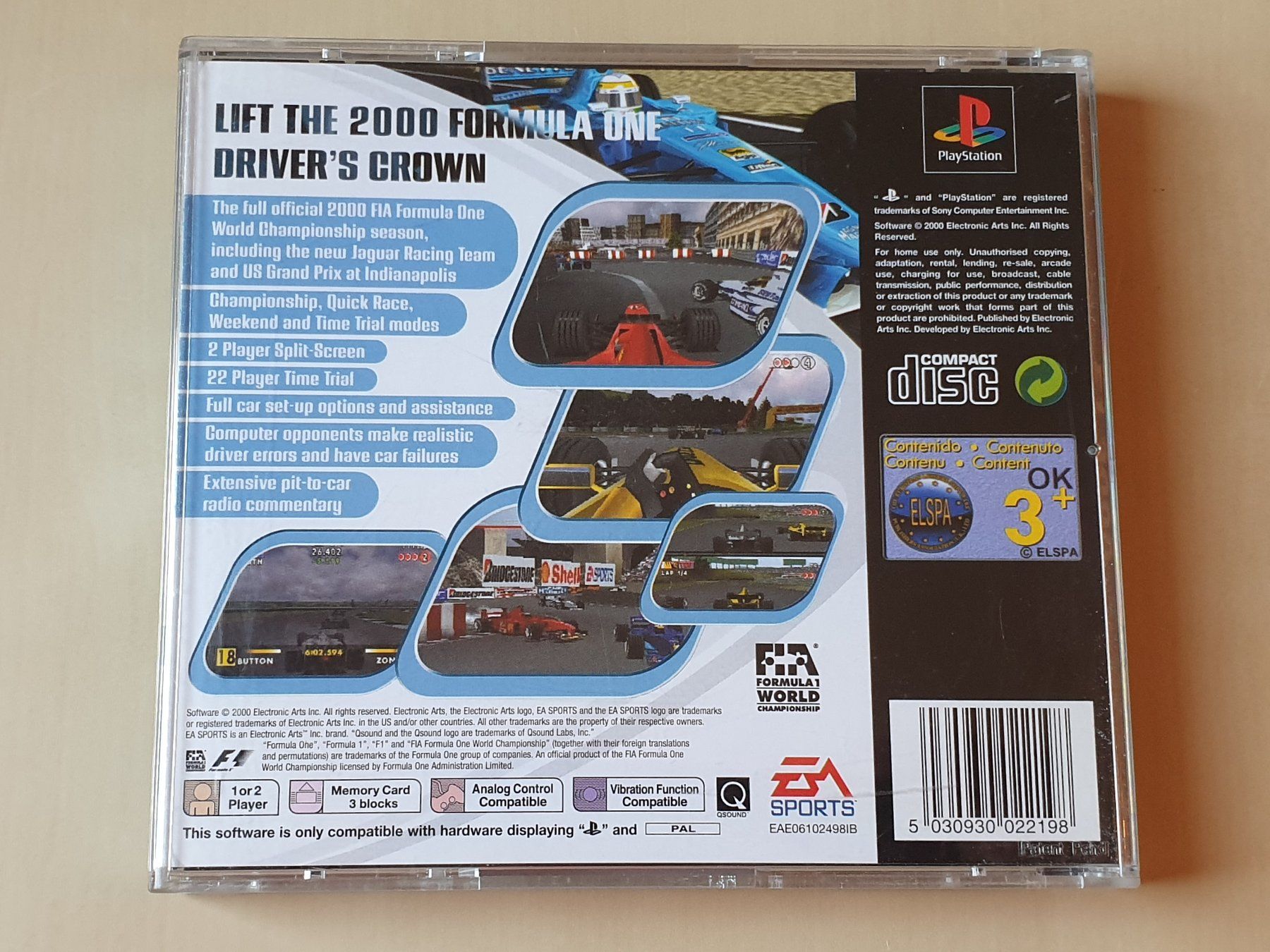 Sony Spiele: F1 2000 – Gebraucht aus Stansstad von collectorsshop 1