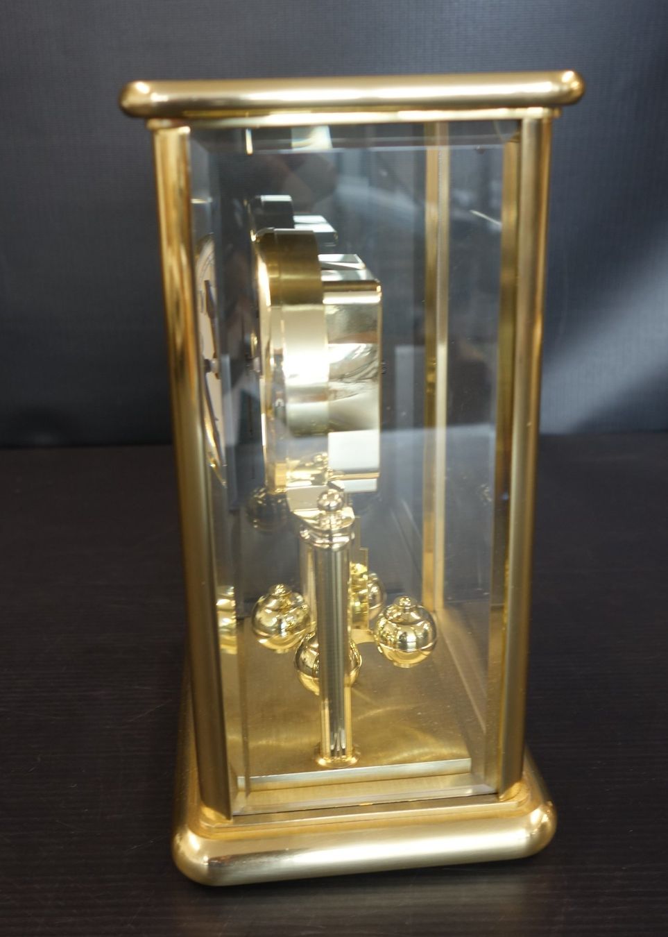 Stand- & Wanduhren: Tischuhr Messing Glas AMS Quartz – Gebraucht aus Basel von bk_brockibasel 3