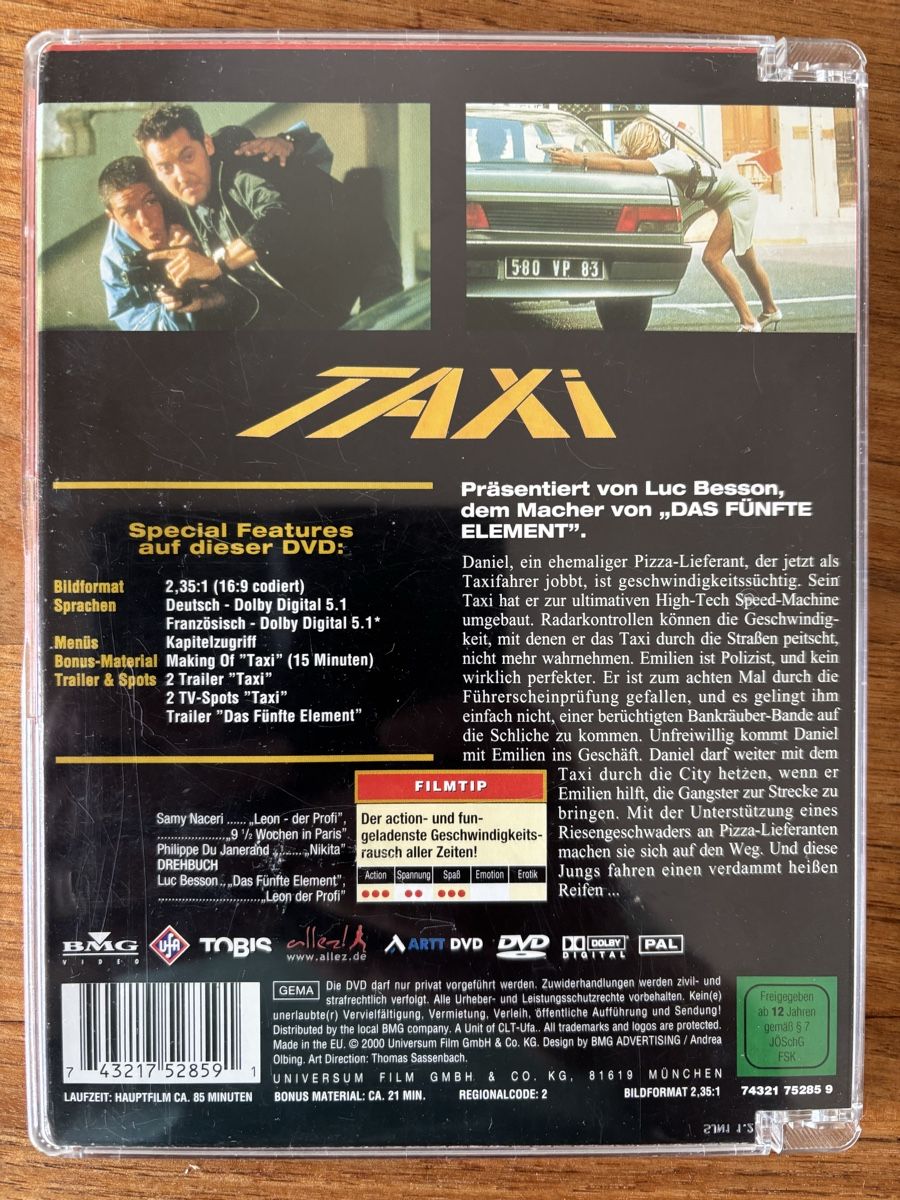 Alle DVDs: DVD Taxi – Gebraucht aus Belp von brb66 1