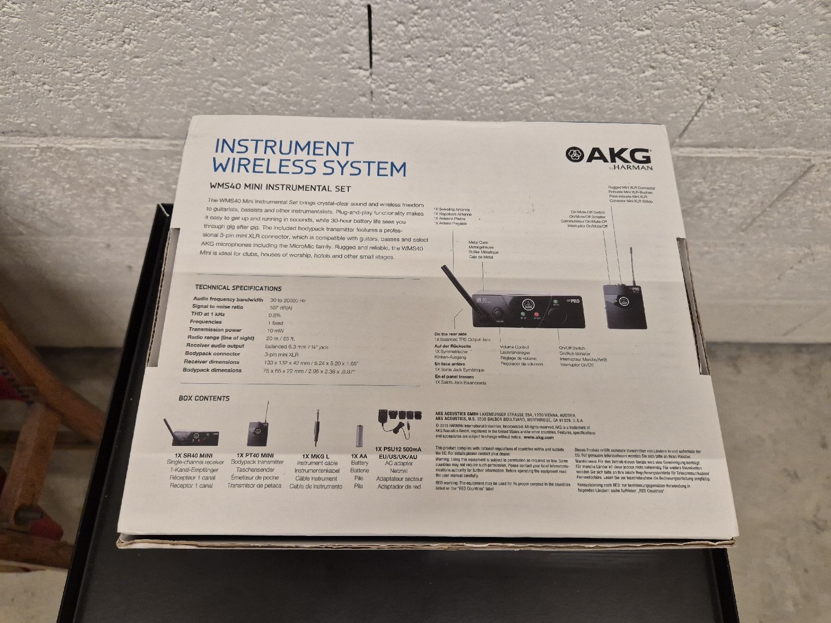 Strumenti musicali: Système sans fil pour instrument AKG WMS40 Mini Pro – Usato da Prilly venduto da theyuls 3