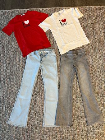 Kinderjeans Set +Tshirt G.140/146/152