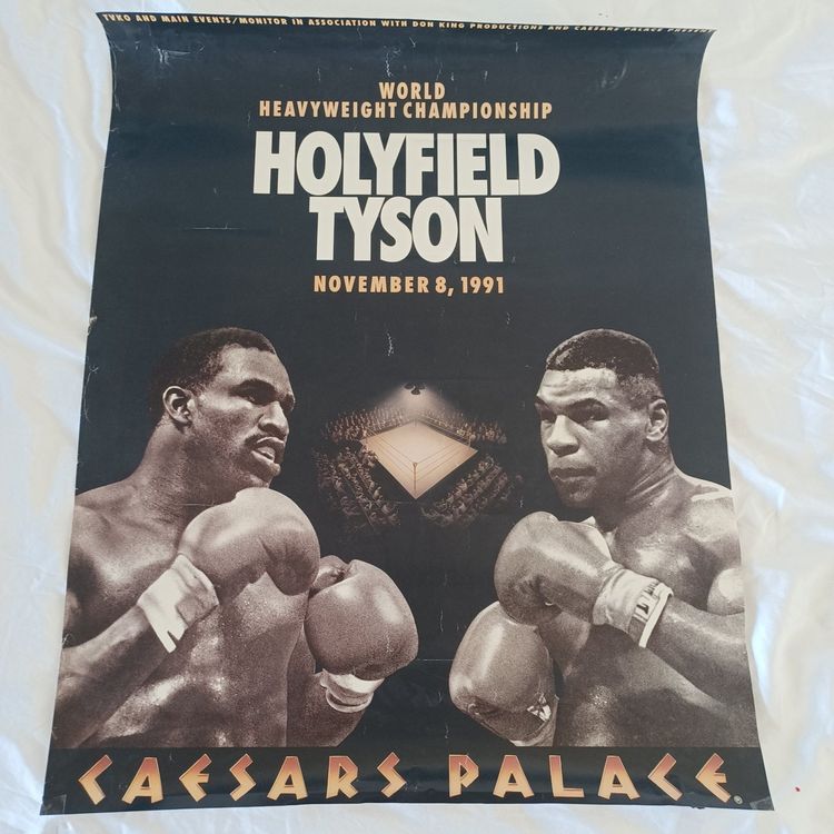 thumbnail image 2 of Original 'The Sound And The Fury' Fight Poster – Holyfield Vs Tyson II (Boxing Memorabilia) 2 of 6