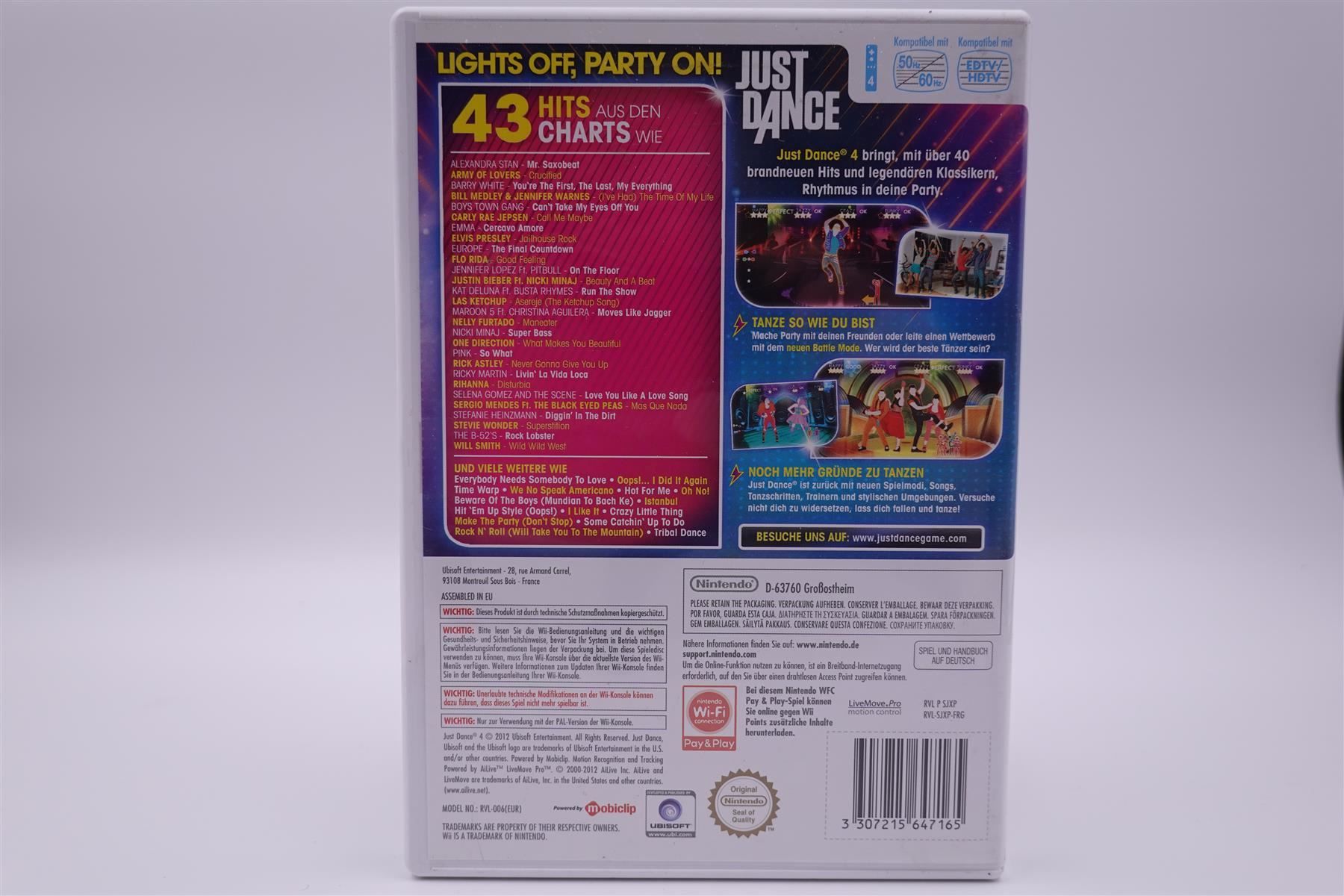Nintendo Giochi: Just Dance 4 (Wii) – Usato da Herisau venduto da ZelliZone 1