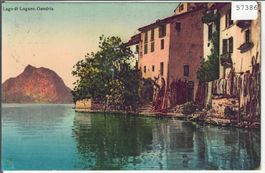 Lago di Lugano - Gandria - Litho