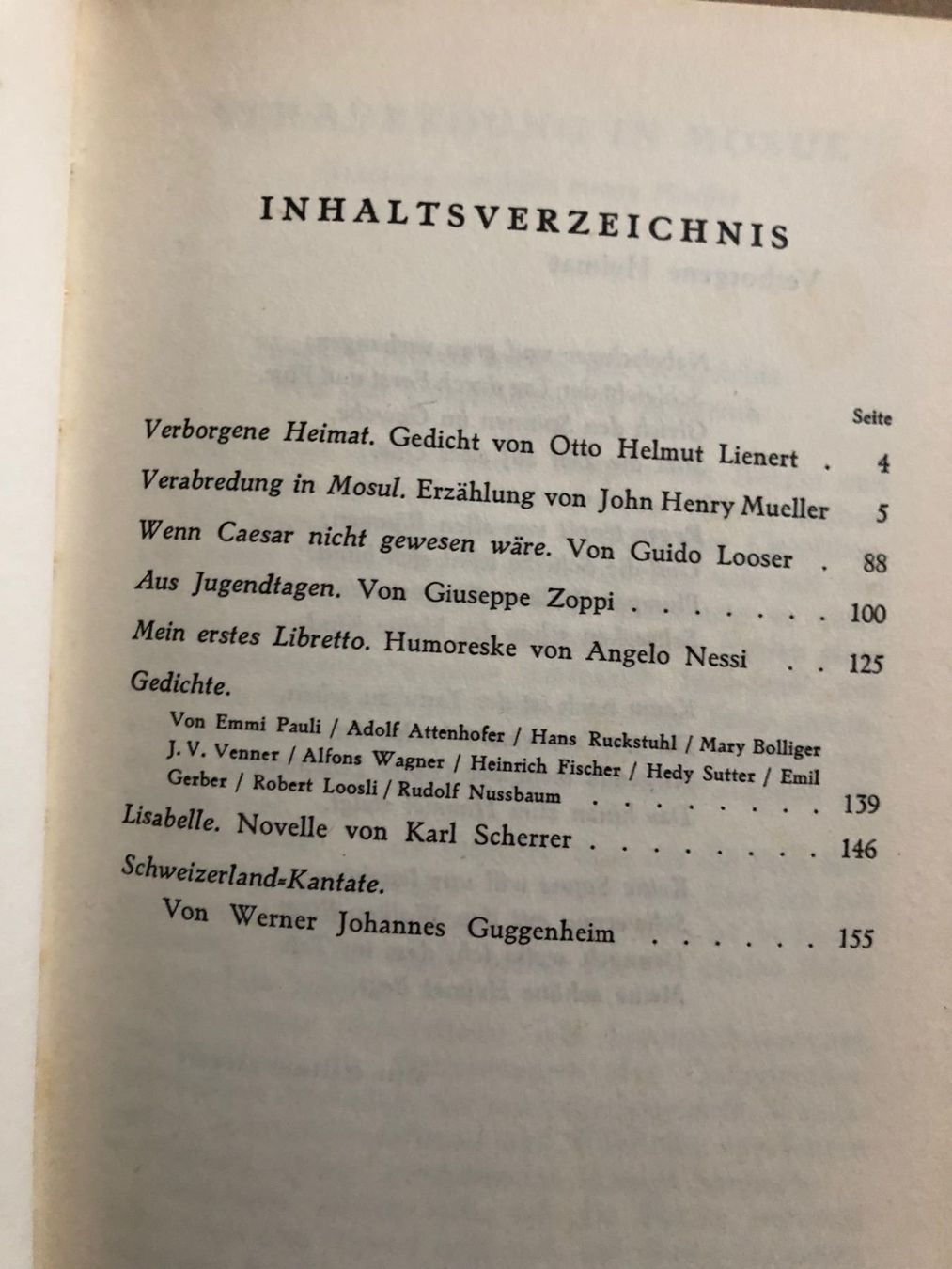 Libri: J.H. Mueller: Verabredung in Mosul – Usato da Zürich venduto da allp 3