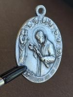 Pilgermedaille Anhänger Silberpatrone Ste Aloysi O (Vintage)