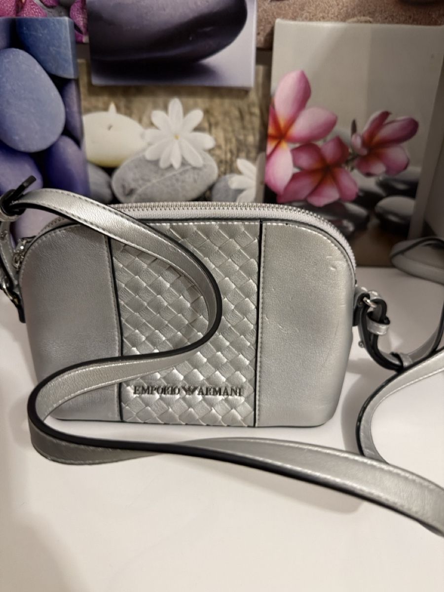 Armani Taschen für Damen: Emporio Armani Tasche Silber – Gebraucht aus Luzern von abaazid71 1