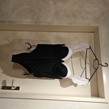 Preisvirschlag Schwarz weiss bade Kleid gr 48  50